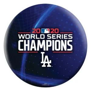 OTB MLB Los Angeles Dodgers 2020 World Series Champions Blue Bowling Ball