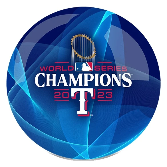 OTB MLB Texas Rangers 2023 World Series Champions Bowling Ball