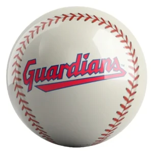 Alternative view of OTB MLB Cleveland Guardians Baseball Bowling Ball