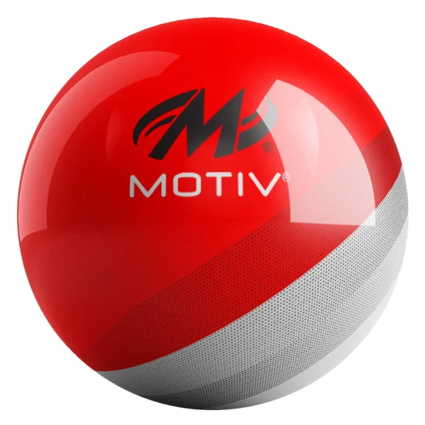 Motiv Velocity Red bowling ball back