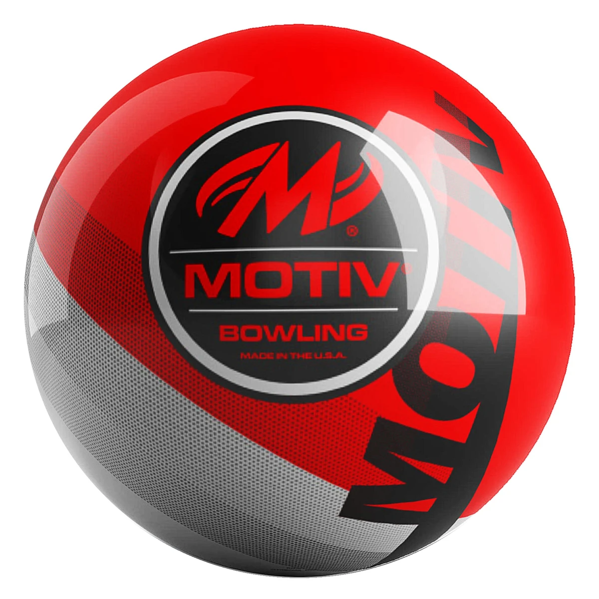 Motiv Velocity Red bowling ball front