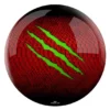 Motiv Primal Red/Lime Spare Ball bowling ball front