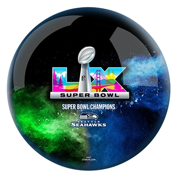 OTB NFL Seattle Seahawks Super Bowl LX Champions Bowling Ball