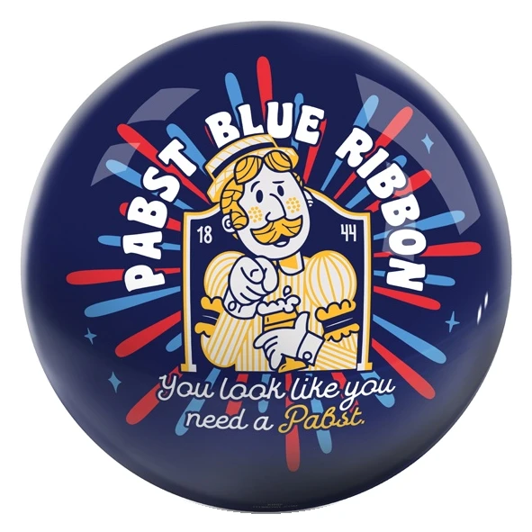 Need A Pabst? bowling ball front