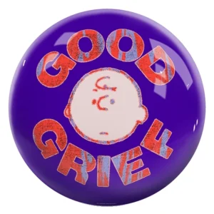 Good Grief bowling ball front