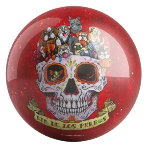 Los Perros bowling ball front