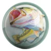 Hooked - Largemouth Bass bowling ball front
