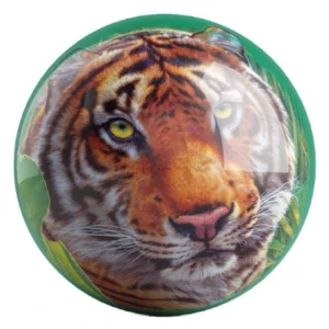 African Tiger bowling ball front