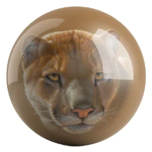 Mountain Lion bowling ball front