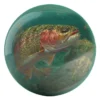 Rainbow Trout bowling ball front