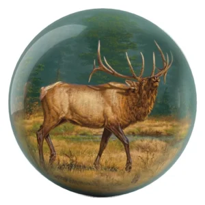 Elk bowling ball front