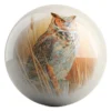 Horned Owl bowling ball front