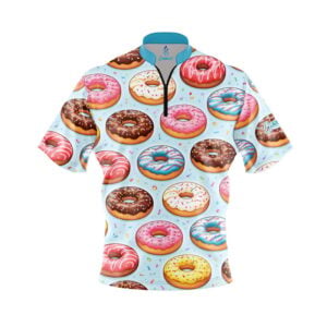 Blue Doughnut Fast Track CoolWick Bowling Jersey
