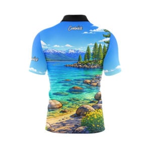 Alternative view of Lake Tahoe Fast Track CoolWick Bowling Jersey