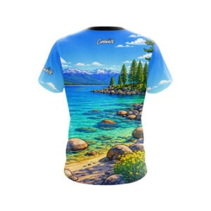 Alternative view of Lake Tahoe Semi-Custom CoolWick Bowling Jersey