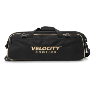 Velocity 3 Ball Triple Tote Black Gold bowling bag