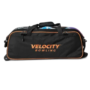 Velocity 3 Ball Triple Tote Black Orange bowling bag