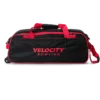 Velocity 3 Ball Triple Tote Black Red bowling bag