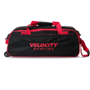 Velocity 3 Ball Triple Tote Black Red bowling bag