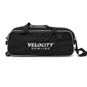 Velocity 3 Ball Triple Tote Black Silver bowling bag