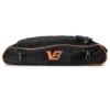 Velocity Add-On Shoe Pouch Black Orange with twin clips and orange VB logo