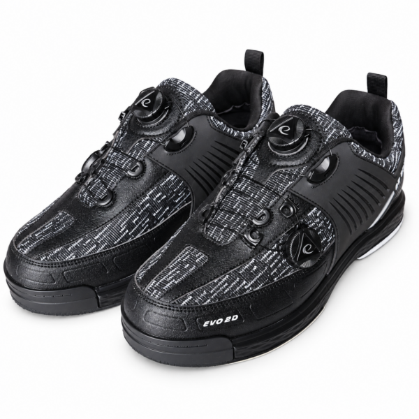 Epic Evo2D Dual Dial Performance Right Hand Black Silver Bowling Shoes - Image 8