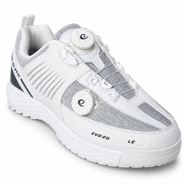 Epic Evo2D LE Dual Dial Performance Right Hand White Bowling Shoes - Image 2