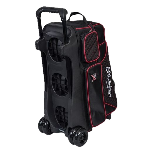 KR Strikeforce Royal Flush 4 x 4 Roller Black Red Bowling Bag