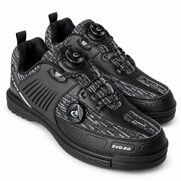 Epic Evo2D Dual Dial Performance Right Hand Black Silver Bowling Shoes - Image 9