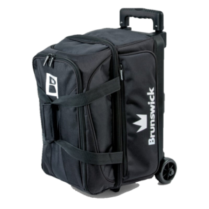 Brunswick Blitz Double 2 Ball Roller Black Bowling Bag