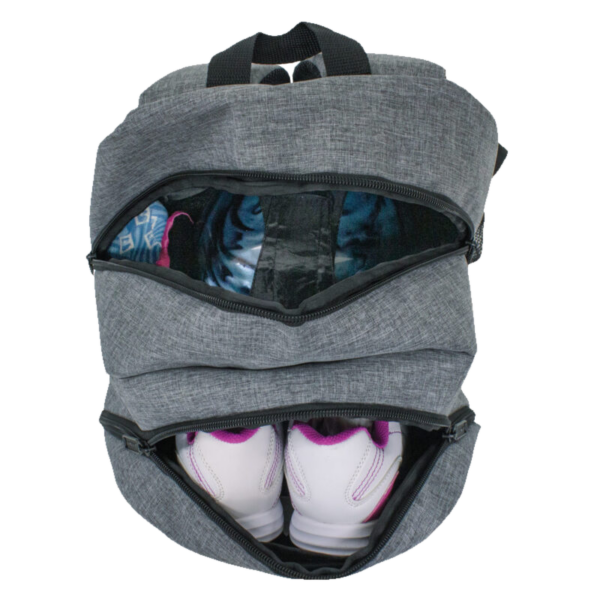 Brunswick Groove Single Tote Backpack Grey Bowling Bag