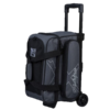 KR Hybrid X 2 Ball Double Roller Charcoal Bowling Bag