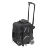BSI Prime 2 Ball Double Roller Black Charcoal Bowling Bag