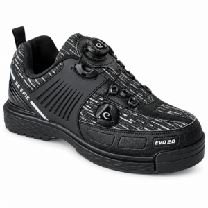 Alternative view of Epic Evo2D Dual Dial Performance Right Hand Black Silver Bowling Shoes
