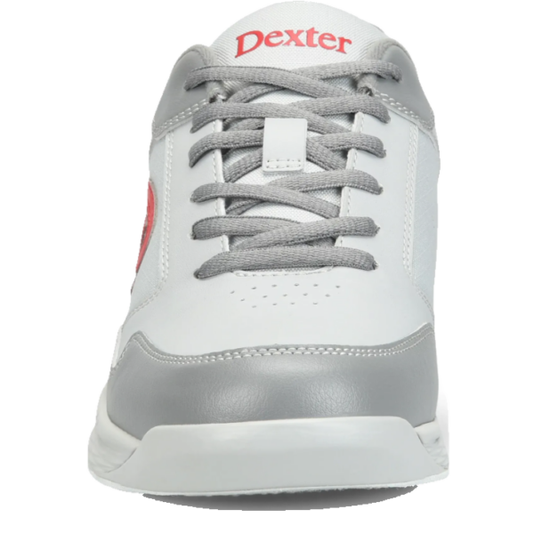 Dexter Mens Ricky V Grey Red Bowling Shoes