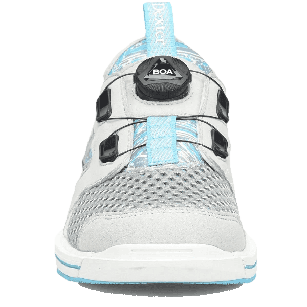 Dexter Women's DexLite Pro BOA Grey Blue Right Hand Bowling Shoes