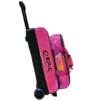 Epic 3 Ball Flash Triple Tote Deluxe Hot Pink Holo With Pouch Bowling Bag