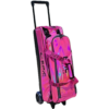 Epic 3 Ball Flash Triple Tote Deluxe Hot Pink Holo With Pouch Bowling Bag
