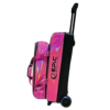Epic 3 Ball Flash Triple Tote Deluxe Hot Pink Holo With Pouch Bowling Bag