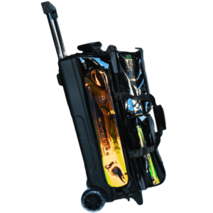 Epic 3 Ball Triple Luminous Black Bowling Bag