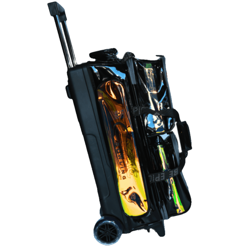 Epic 3 Ball Triple Luminous Black Bowling Bag
