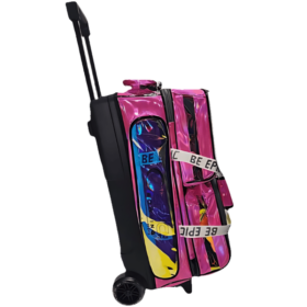 Epic 3 Ball Triple Luminous Hot Pink Holo Bowling Bag