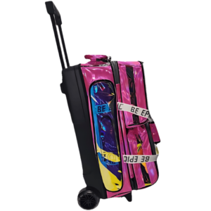 Epic 3 Ball Triple Luminous Hot Pink Holo Bowling Bag