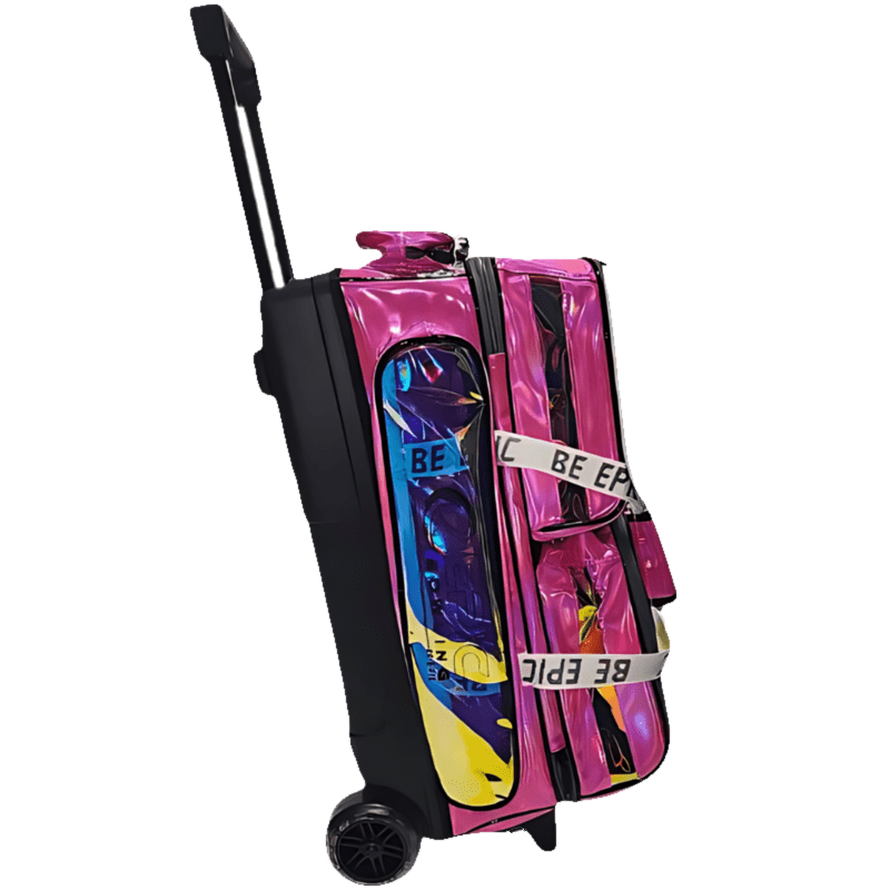 Epic 3 Ball Triple Luminous Hot Pink Holo Bowling Bag