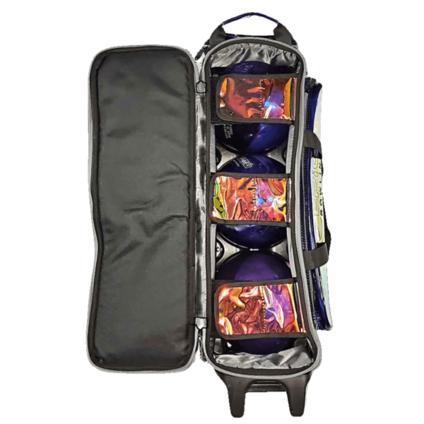 Epic 3 Ball Triple Superior Violet Holo Bowling Bag