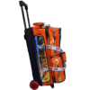 Epic 3 Ball Triple Luminous Orange Bowling Bag