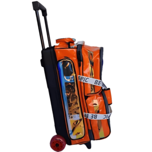 Epic 3 Ball Triple Luminous Orange Bowling Bag
