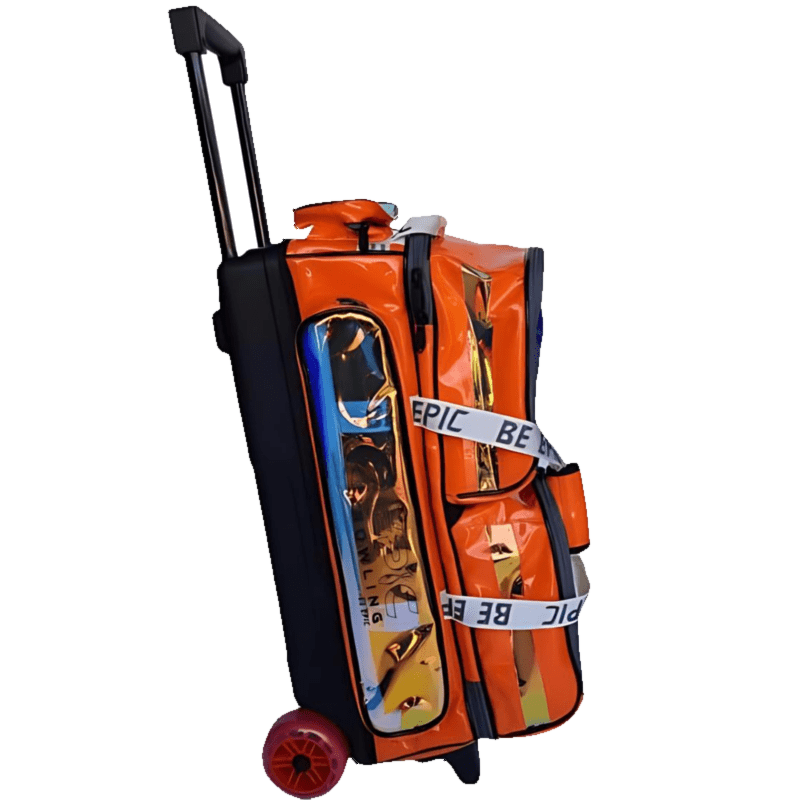 Epic 3 Ball Triple Luminous Orange Bowling Bag