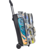 Epic 3 Ball Triple Luminous Silver Holo Bowling Bag