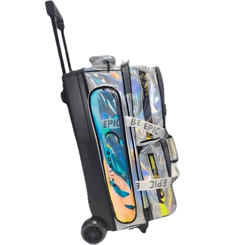 Epic 3 Ball Triple Luminous Silver Holo Bowling Bag